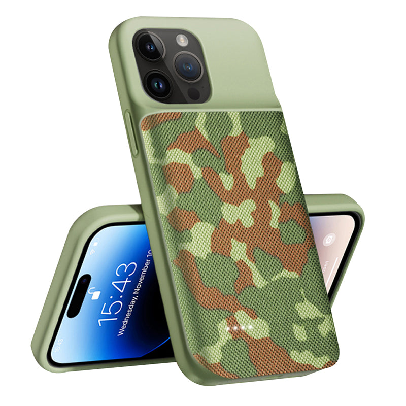 For iPhone 14 Pro 6800mAh Rechargeable Extended Battery Power Bank Oxford Cloth Surface Phone Charger Back Case For iPhone 14 Pro 6800mAh Rechargeable Extended Battery Power Bank Oxford Cloth Surface Phone Charger Back Case